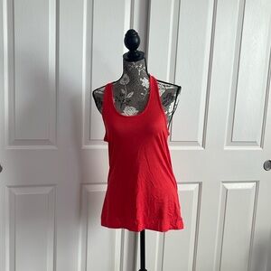 Nike Size M Red Orange Drifit Workout Tank